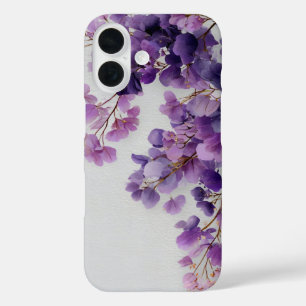 Lila Blumen iPhone-Hülle iPhone 16 Hülle
