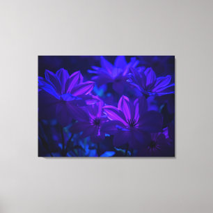 Lila Blumen Leinwanddruck