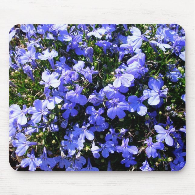 Lila Blumen Mousepad (Vorne)