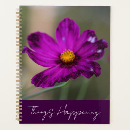 Lila-Blumen-Planer Planer