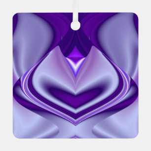 Lila-Blumen-Regenbogen-Träume Ornament Aus Metall