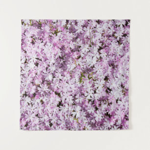 Lila Blumen Sommer blüht frischer Hintergrund Wandteppich