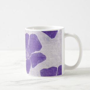 Lila Blumen-Tasse Tasse