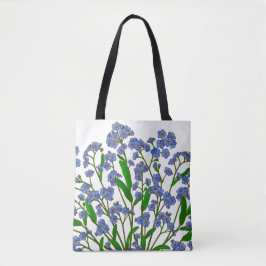 Lila Blumen, vergessen Sie mich nicht Wildblume