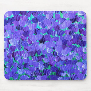 Lila Blumenblätter Mousepad
