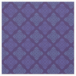 Lila BlumenDamast Stoff