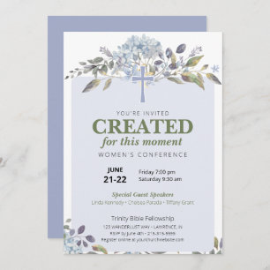 Lila Blumenkirchenkonferenz Einladung