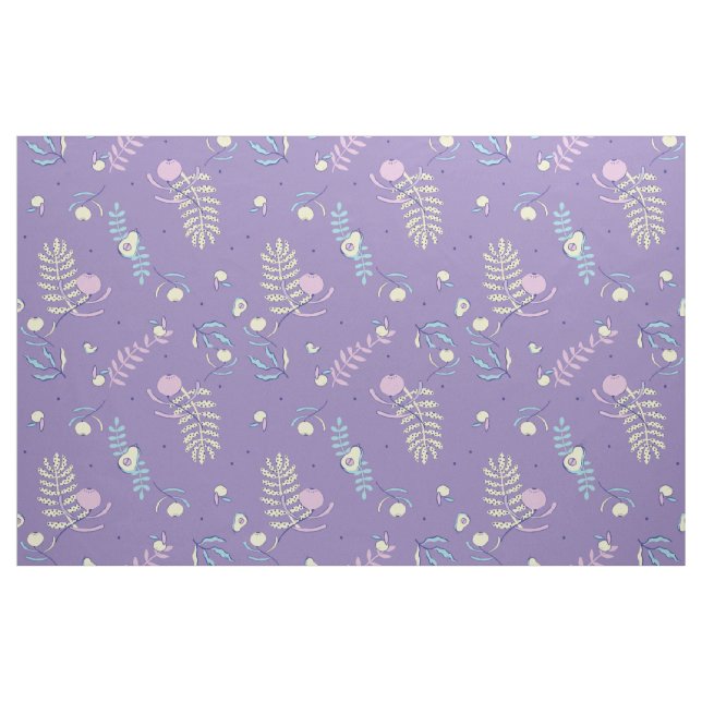 Lila Blumenmusterstoff & Bastelmuster Stoff (Yard (91,4 cm))