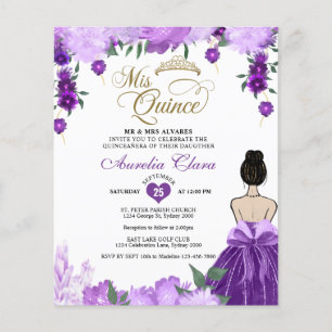 LILA Blumenprinzessin Mis Quince