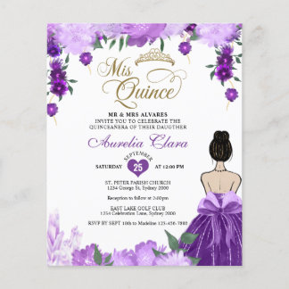 LILA Blumenprinzessin Mis Quince