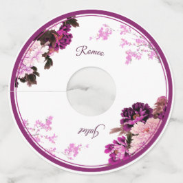 Lila Blumenring Hochzeitstag