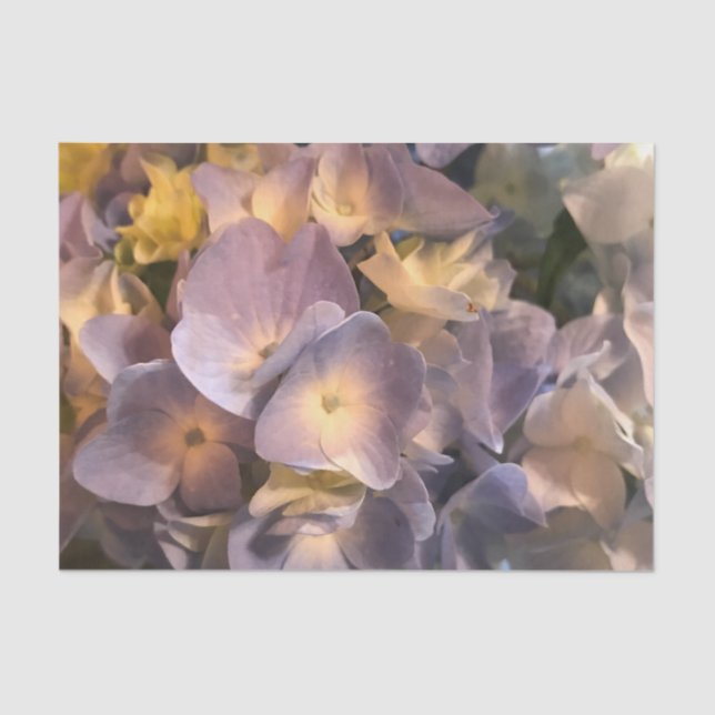 Lila BlumenSeidenpapier Seidenpapier (Vorderseite)