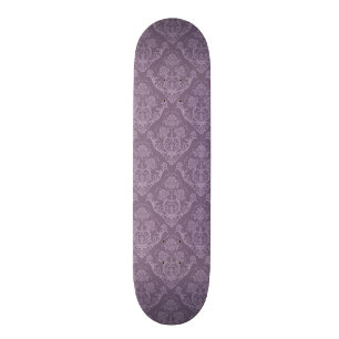 Lila Blumentapete Skateboard