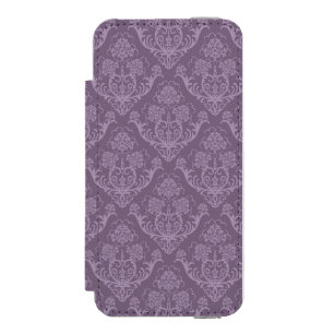 Lila Blumenwallpaper Incipio Watson™ iPhone 5 Geldbörsen Hülle