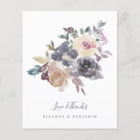 Lila Blumenwetter Hochzeit Vielen Dank