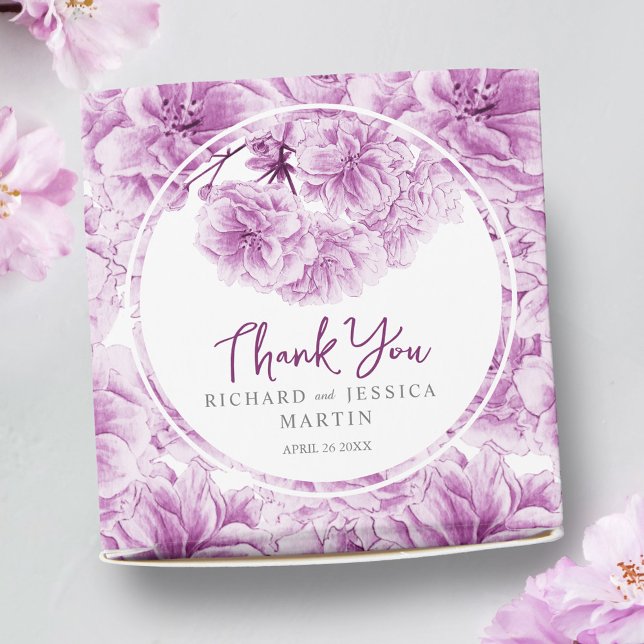 Lila Blüte Aquarellblüte gemusterte Gewohnheit Geschenkschachtel (Von Creator hochgeladen)