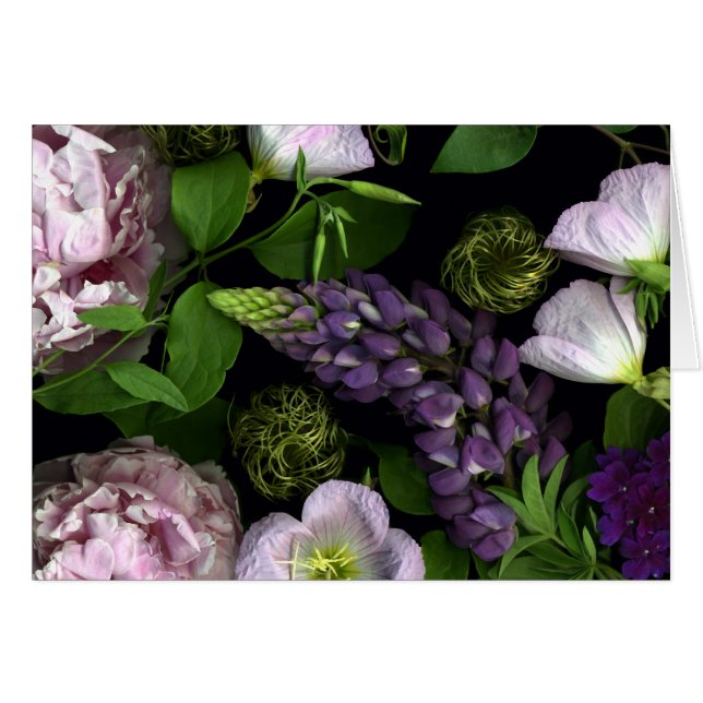 Lila Blüten eines Maitages (Vorderseite (Horizontal))