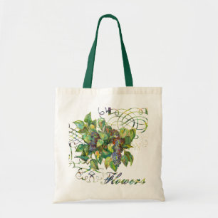 Lila-Blüten Tote-Tasche Tragetasche