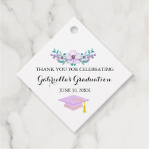 Lila Blütenbrand-Abschluss