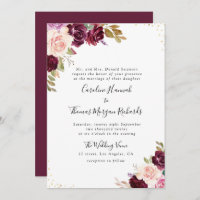 lila Blütenhochzeit