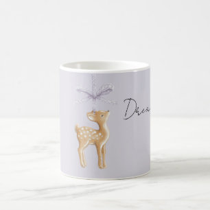Lila-Bogenhirsch Kaffeetasse