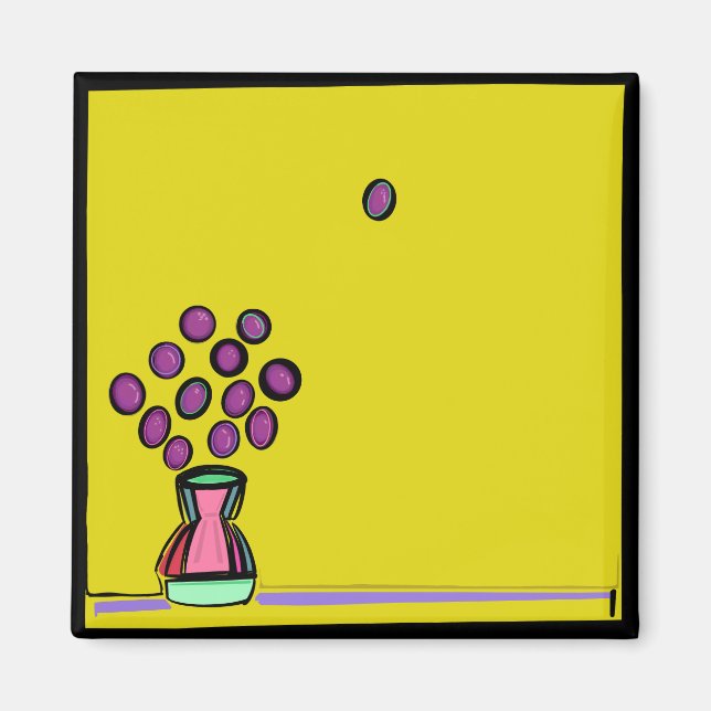 LILA BOUQUET MAGNET (Vorne)