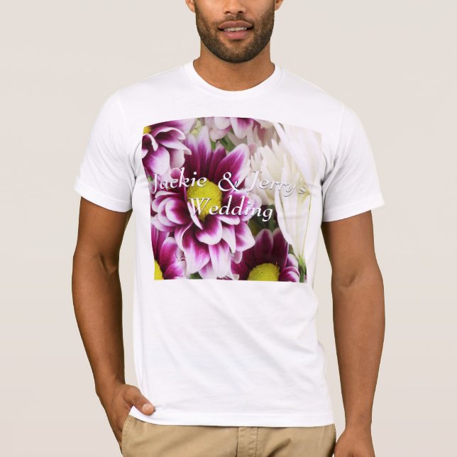 Lila Bouquet T-Shirt (Vorderseite)