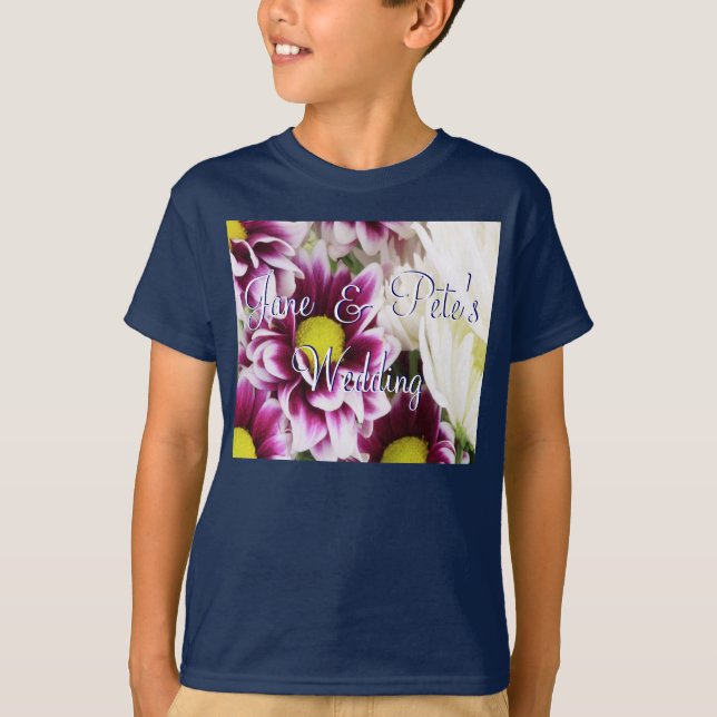 Lila Bouquet T-Shirt (Vorderseite)