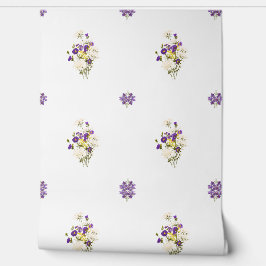 Lila Bouquet-Tapete Tapete