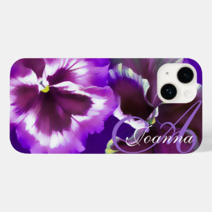 Lila Brauch von Pansy Case-Mate iPhone Hülle
