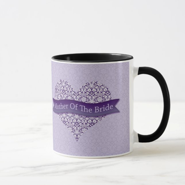 Lila Brautmutter Tasse (Rechts)