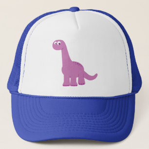 Lila Brontosaurus Dinosaurier Truckerkappe