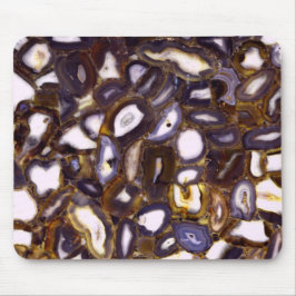 Lila-Brown-White-Agate-Design Mousepad