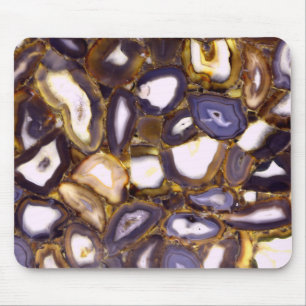 Lila-Brown-White-Agate-Design Mousepad