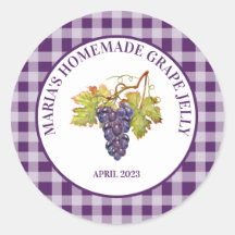 Lila Buffalo Karo hausgemachte Trauben Jelly oder