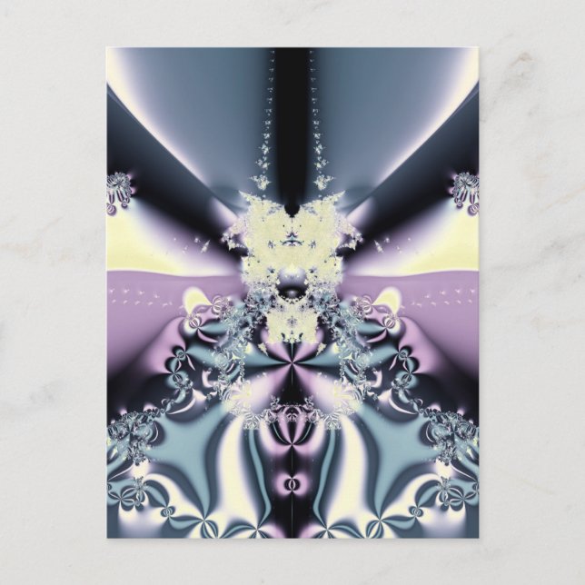 Lila Bühne Postkarte (Vorderseite)