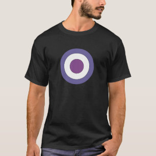 Lila Bullauge T-Shirt