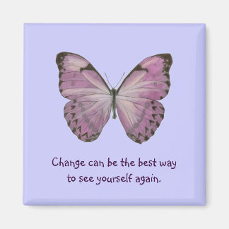 Lila Butterfly Magnet