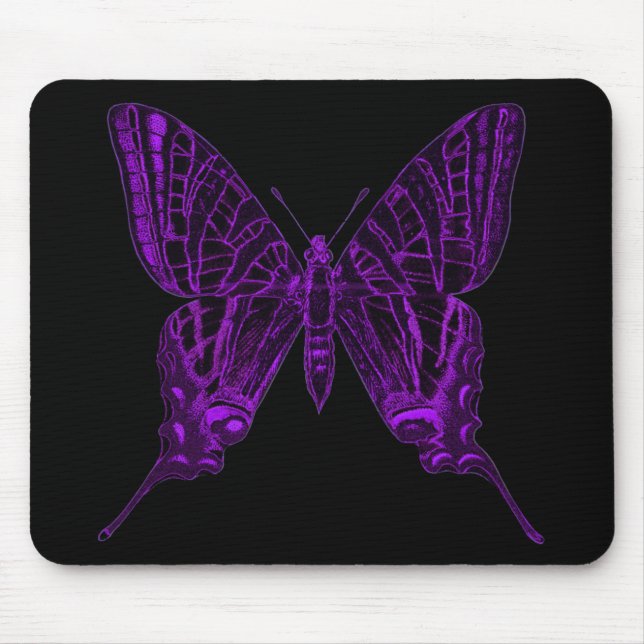 Lila Butterfly Mousepad (Vorne)