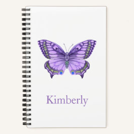 Lila Butterfly-Notebook Notizbuch