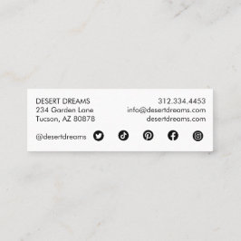 Lila Cactus Blume Desert Garden Foto Reisen Mini Visitenkarte