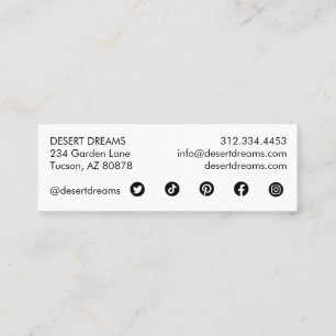 Lila Cactus Blume Desert Garden Foto Reisen Mini Visitenkarte