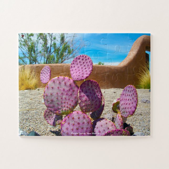 Lila Cactus New Mexico Puzzle (Horizontal)