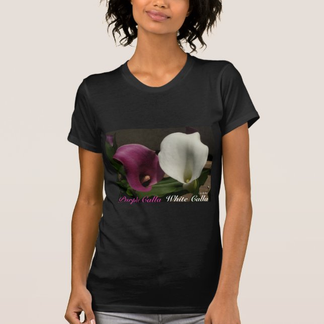 "Lila Callaweißer Calla-" T-Shirt (Vorderseite)