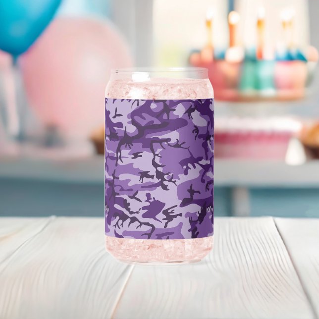 Lila Camouflage, Militär, Armee Dosenglas (Insitu (Baby Party))