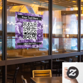 Lila Camouflage, Militär, Armee Fensteraufkleber