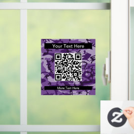 Lila Camouflage, Militär, Armee Fensteraufkleber