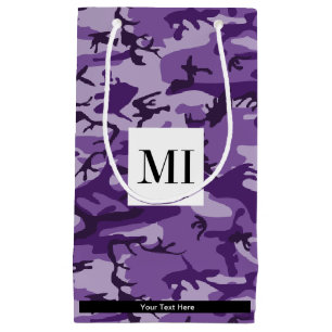 Lila Camouflage, Militär, Armee Kleine Geschenktüte