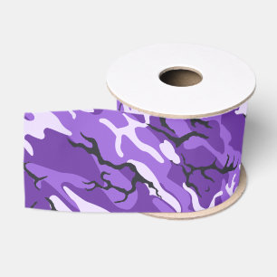 Lila Camouflage Ripsband