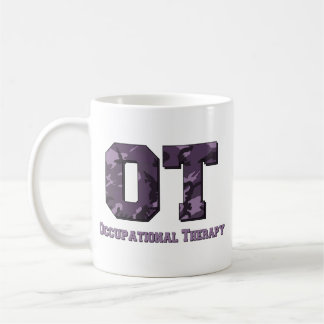 Lila Camouflage Tasse